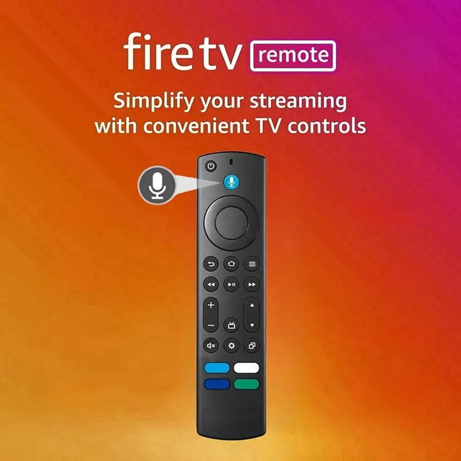Voice Remote Control With Alexa For Insignia/Toshiba/Pioneer Smart TVs With Fire