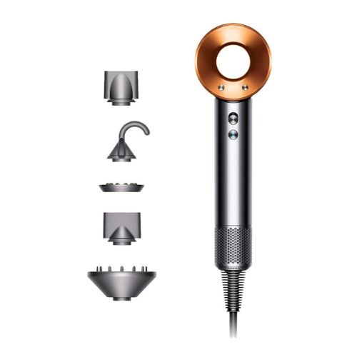 Dyson Supersonic Hair Dryer (Nickel/Copper) – 1380W Fast Drying with Intelligent
