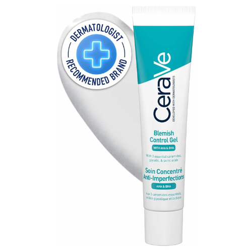 CeraVe Blemish Control Gel Facial Moisturiser For Acne & Blemishes with Glycolic
