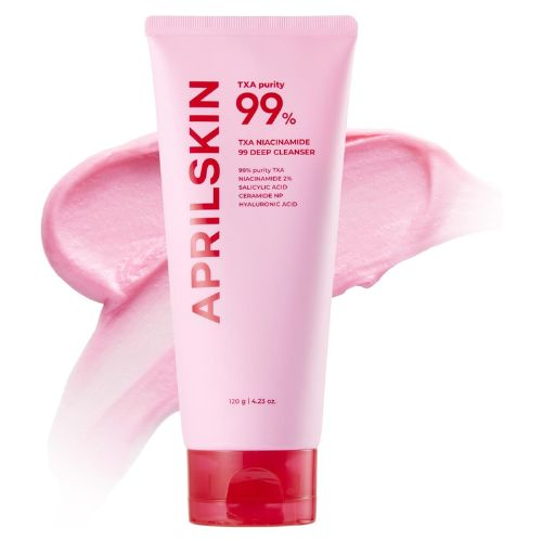 APRILSKIN TXA Niacinamide 99 Pore Care Pink Bubble Gum Deep Cleanser | 99% High-