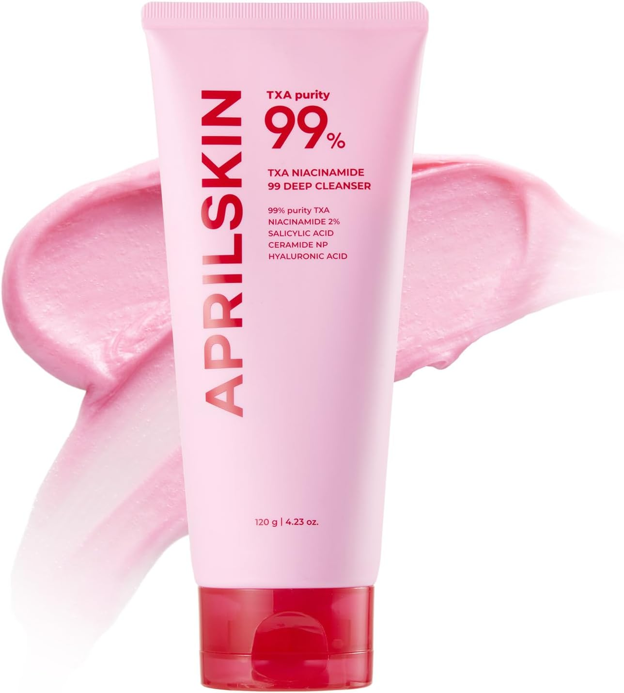 APRILSKIN TXA Niacinamide 99 Pore Care Pink Bubble Gum Deep Cleanser | 99% High-