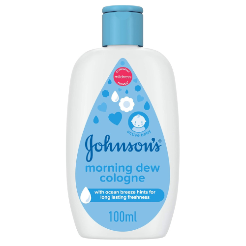 Johnson's Baby Cologne, Morning Dew (100ml), Gentle & Refreshing Scent for Delic