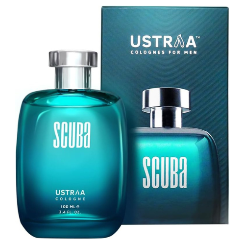 Ustraa Scuba Cologne - 100ml - Perfume for Men | With lively, spicy and deep aqu