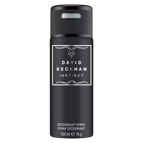 David Beckham Instinct Deodorant Body Spray for Men, Fougère Citrus Perfume, Cap