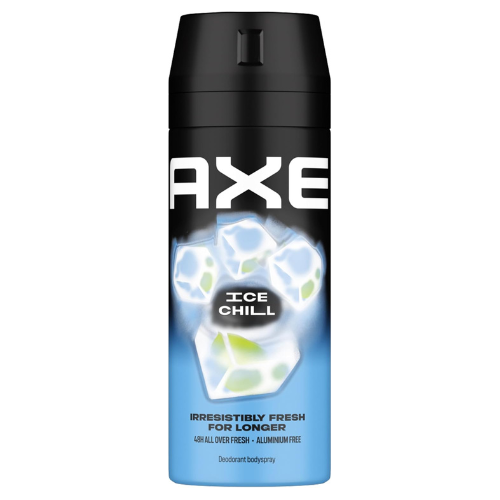AXE Men Deodorant Body Spray, Irresistibly Fresh for Longer, Ice Chill, 48H All 