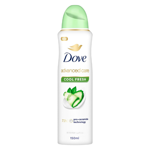 Dove Advanced Care, Antiperspirant Deodorant Spray, Cool Fresh, 72H Sweat & Odor