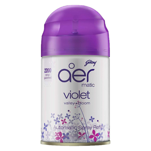 Godrej aer Matic, Automatic Air Freshener Refill Pack Violet Valley Bloom 225 ml