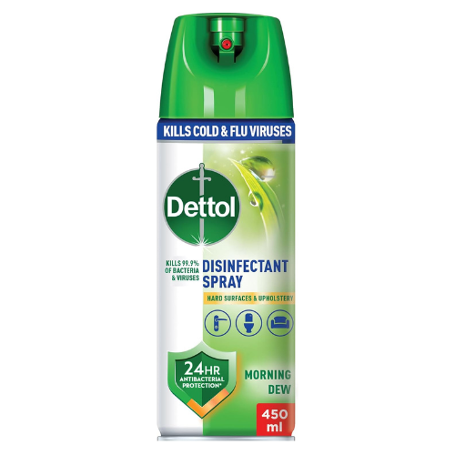 Dettol All in One Disinfectant Spray, Morning Dew Scent, 450ml