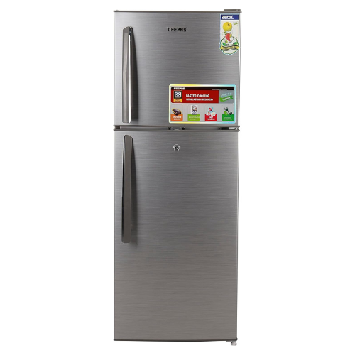 200L Gross/130L Net Capacity, Double Door Defrost Refrigerator With Grip Handle,