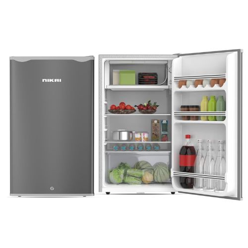 Nikai 125L Gross/90L Net, Single Door Mini Refrigerator, Compact Small Size Frid