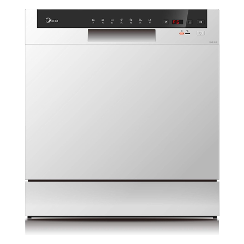 Midea Counter Top Dishwasher, Portable, 8 Place Settings, 7 Programs, Inverter Q