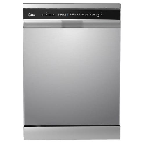 Midea Smart Freestanding Dishwasher, 14 Place Settings, 8 Programs, Wi-Fi, Delay