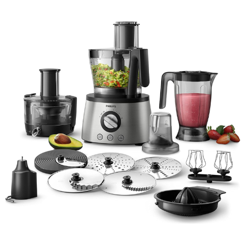 Philips 7000 Series Food Processor - PowerChop technology, 1300W, 3.4L Bowl, 1.5