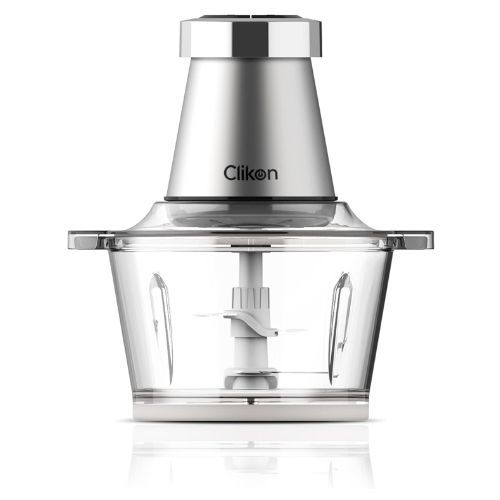 Clikon 2 Litre Electric Food Chopper/Meat Processor with Garlic Skin Peeler Atta