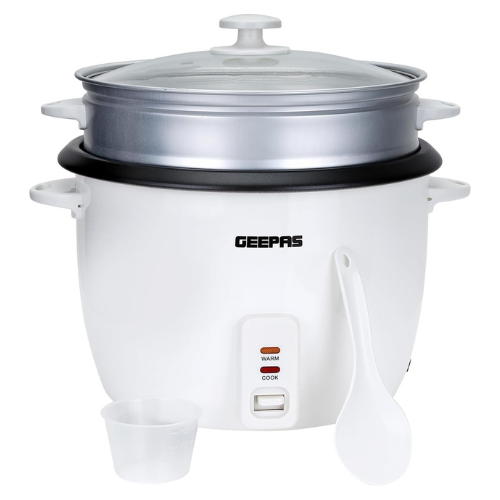 Geepas-Automatic Rice Cooker 3 in 1 Functions Non-Stick Inner Pot Automatic Shut