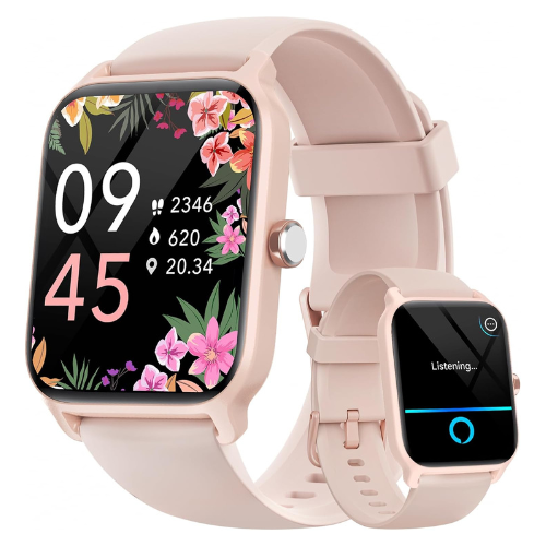 Fitpolo Smart Watch for Women Android & iPhone, Alexa Built-in [1.8" HD Screen] 
