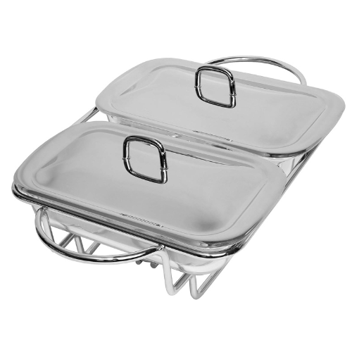 Galashield Chafing Dish Buffet Set Warming Tray with Lids Stainless Steel with 2