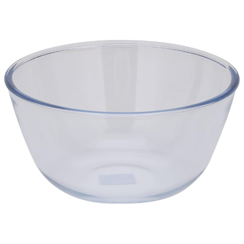 RoyalFord Round Borosilicate Glass Bowl, 4.45L Serving, RF10567 Large Clear Eco
