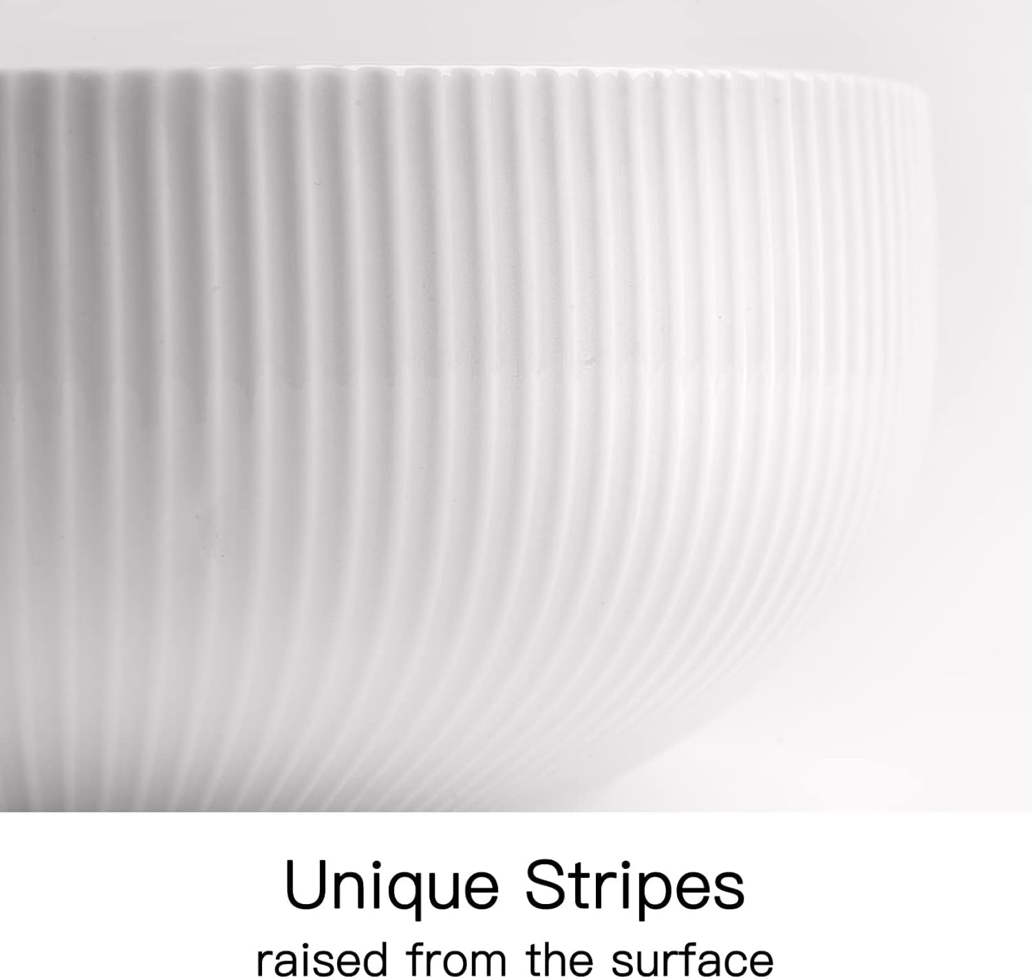 getstar 8-Inch Ceramic Salad Bowl – 60 oz Large Serving Bowl for Fruit, Soup, Pa