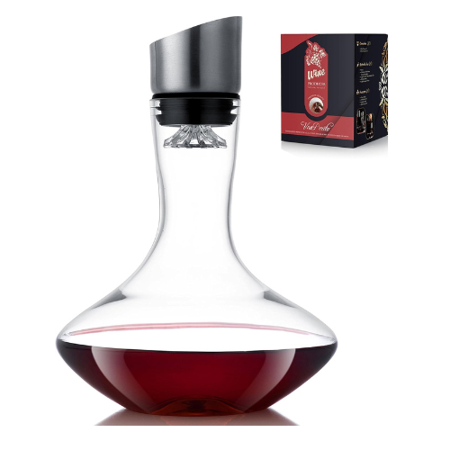 VnoPerito Wine Decanter Set, Red Wine Decanter, Wine Aerator Carafe