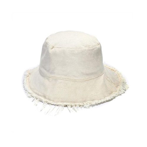 boderier Sun Hats for Women Summer Casual Wide Brim Cotton Bucket Hat Beach Vaca