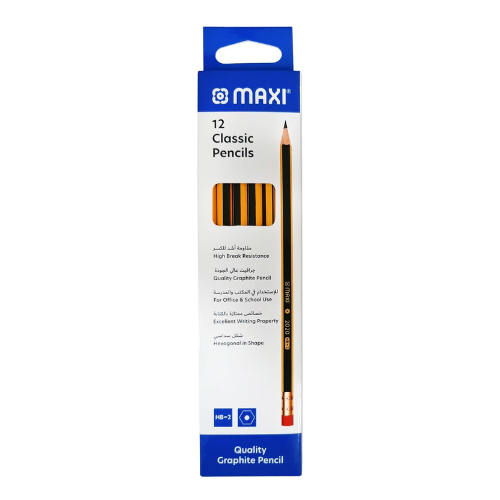 Maxi Classic Pencils 12pc – Pak