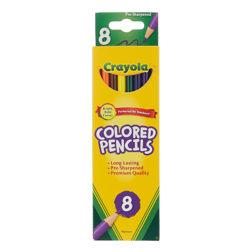 Crayola - Colored Pencils, Pre-Sharpened | Wooden Colored Pencils, Art Supplies 