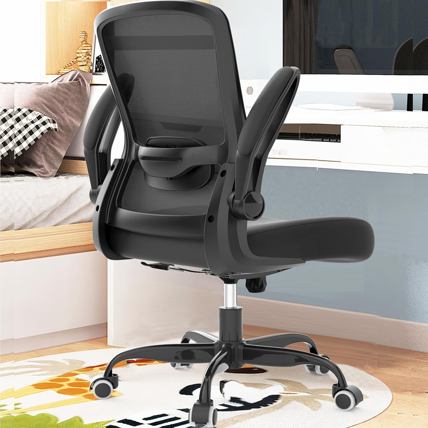 Ergonomic Office Chair - BIFMA Certified High Back Mesh Desk Chair with Adjustab