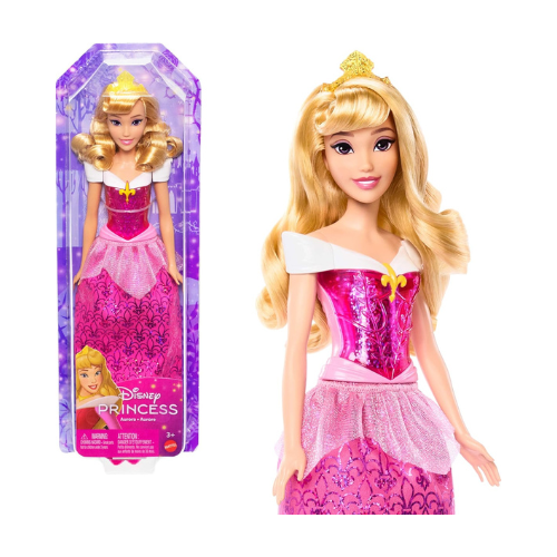 Disney Princess Toys, Aurora Sleeping Beauty Posable Fashion Doll with Sparkling