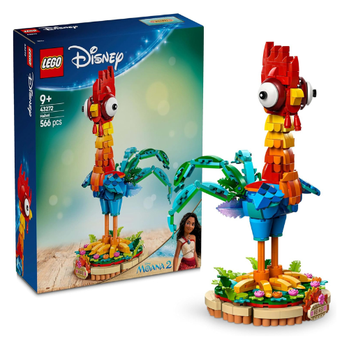 LEGO ǀ Disney Moana 2 Heihei Buildable Animal Toy - Chicken Figure with rotating