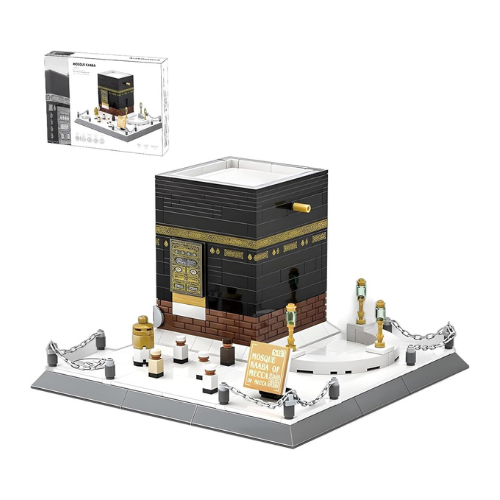 Kaaba Bricks Islamic Toy Building Blocks with 446pcs Bricks for Famous Kaabaa Bu