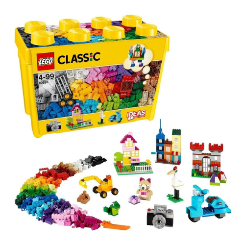 LEGO Large Creative Brick Box Set, Classic Building Toys for 4 Plus Year Old Boy