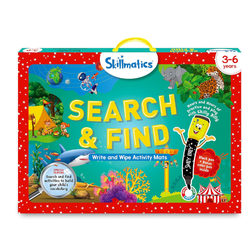 Skillmatics Search and Find Educational Game - Reusable Preschool Learning Activ