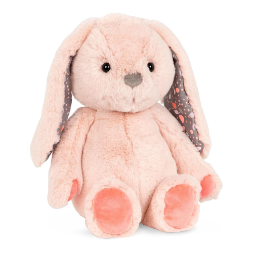B. toys - Plush Bunny - Super Soft Stuffed Animal - Beige - 12” - Happyhues - Bu