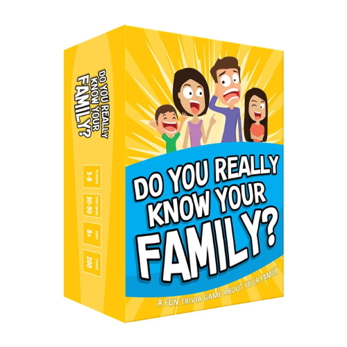 DO YOU REALLY KNOW YOUR FAMILY? A Fun Family Game Filled with Conversation Start