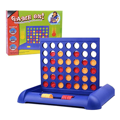 COOLBABY Connect 4 Game Children'S Educational Board Toys Baby Kids Math Toy Gif