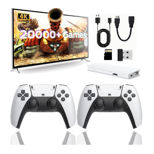 2025 New Retro Gaming Stick – Plug & Play Retro Gaming Console with 21500+ Class