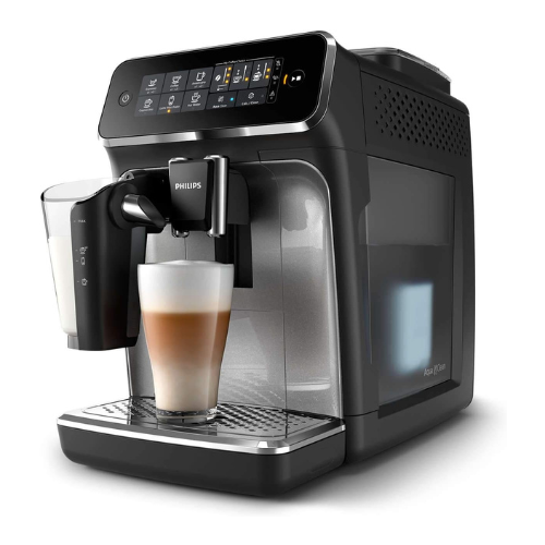 Philips Series 3200 Fully Automatic Espresso Machine - 1500W, LatteGo, Touch Dis