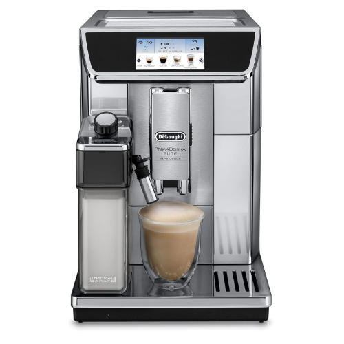 De'Longhi PrimaDonna Elite Fully Automatic Bean to Cup Coffee Machine, 18+ Drink