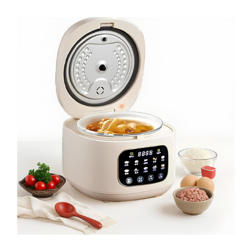 XVersion 3L Low Sugar Rice Cooker with Steamer – Smart Multi Cooker for Rice, So