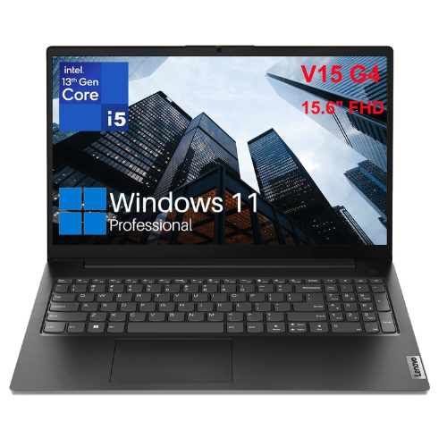 Lenovo V15 G4 15.6" FHD Business Laptop Computer, 13th Gen Intel Octa-Core i5-13