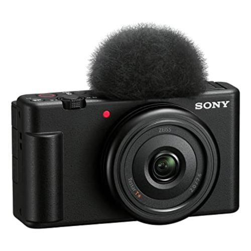 Sony ZV1F/B Vlog Camera for Content Creators and Vloggers Large 1 inch Sensor wi