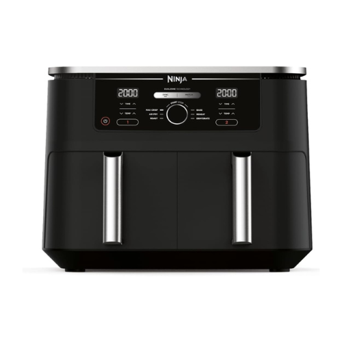 Ninja Foodi Dual Zone Air Fryer 2 Drawers, 6 Cooking Functions, 9.5L Capacity, B