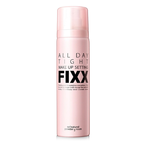 so' natural powder 4 room SO ALL DAY TIGHT MAKE UP SETTING FIXER - Mist-type Spr