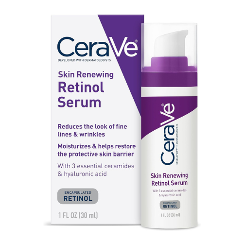 CeraVe Anti Aging Retinol Serum 1 Ounce Cream Serum for Smoothing Fine Lines and