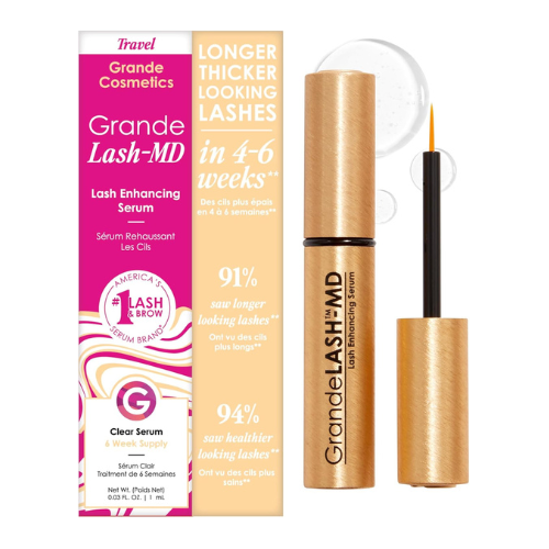 Grande Cosmetics GrandeLASH-MD Lash Enhancing Serum, 1 ml - 6-week starter suppl