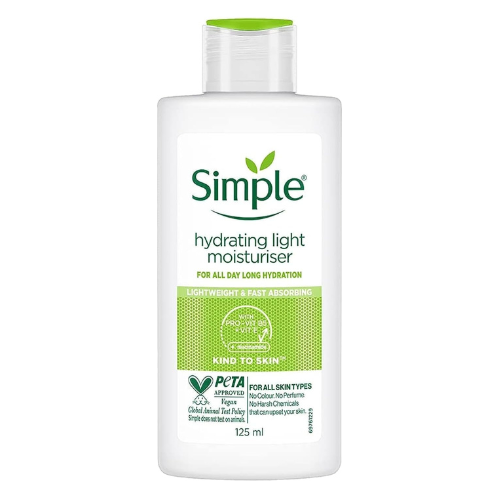 Simple Hydrating Light Daily Face Moisturizer, 125Ml