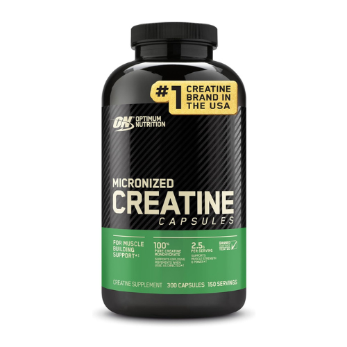 Optimum Nutrition Micronized Creatine Monohydrate Capsules, Keto Friendly, 2500m
