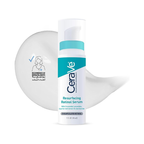 CERAVE RESURFACING RETINOL SERUM TO REDUCE THE APPEARANCE OF POST-ACNE MARKS AND