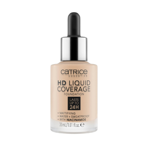 Catrice Hd Liquid Coverage Foundation 010, Light Beige, 30 ml